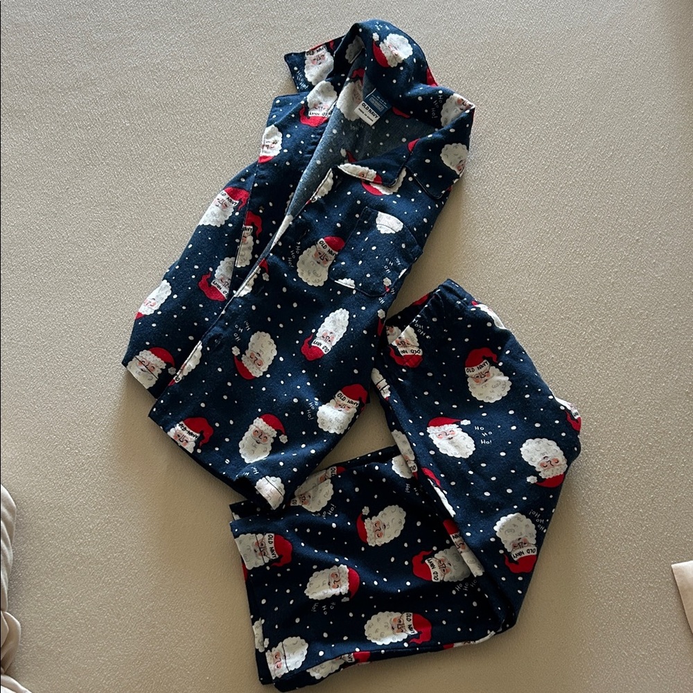 Christmas PJs-  Santa Print Pajamas